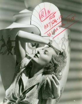 Item #63-1798 Equally Adept At Comedy. Promotional photo of Barbara Stanwyck for RKO Radio's film...