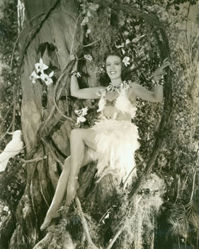 Item #63-1801 Hollywood Streamlines The Opera Costume. Lily Pons in promotional photo for RKO...