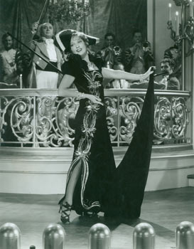 Item #63-1802 Black Velvet. Promotional photo for MGM film Firefly, starring Jeanette MacDonald....
