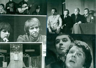 Item #63-1803 Production Photographs from the poetic production of Terkin-Terkin, based on the...
