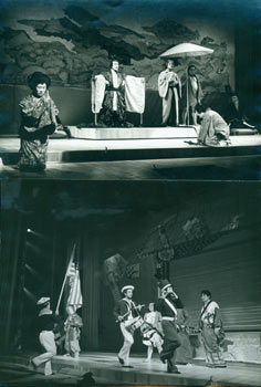 Item #63-1805 Pacific Overtures: photos from the original production. John Weidman, Harold...