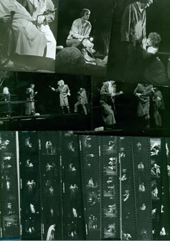 Item #63-1866 Woyzeck production photos. Georg Buchner, Saulius Varnas, Andris Freibergas, dir.,...