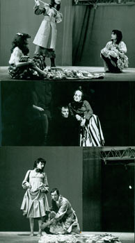 Item #63-1890 L'Eveil Du Printemps production photos. Festival D'Automne, Beatrice Heyligers,...