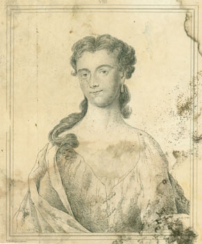 Item #63-1934 Catharine Darnley Daughter of King James II. Robert Graves, After C. Zincke, engrav