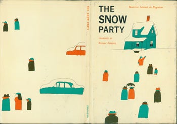 Item #63-1999 Dust Jacket only for The Snow Party. Beatrice Schenk de Regniers, Reiner Zimnik, illustr.