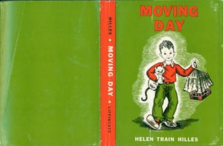 Item #63-2018 Dust Jacket only for Moving Day. Helen Train Hilles