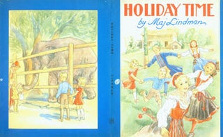 Item #63-2022 Dust Jacket only for Holiday Time. Maj Lindman, author/
