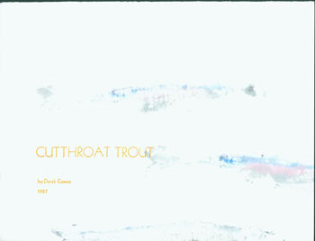 Item #63-2071 Cutthroat Trout. Signed limited edition. Derek Cowan.