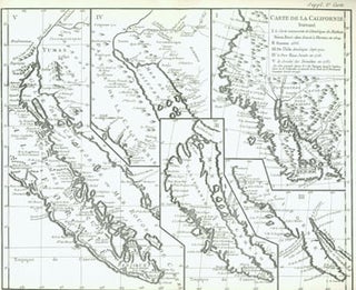Item #63-2087 A Map of California. Showing Its Delineation at Various Periods. With an...