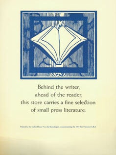 Item #63-2106 Behind The Writer, Ahead of the Reader, This Store Carries a Fine Selection of...