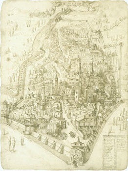 Item #63-2109 City View Of Forli. Promotional 1974 Calendar. Zeitlin, Ver Brugge Booksellers, The...