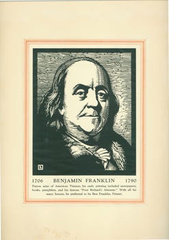 Item #63-2115 Benjamin Franklin, 1706 - 1790. Butler Paper Company