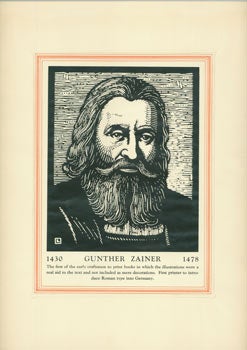 [Butler Paper Company.] - Gunther Zainer 1430-1478
