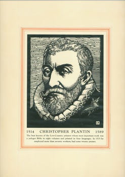 Item #63-2124 Christopher Plantin 1514-1589. Butler Paper Company