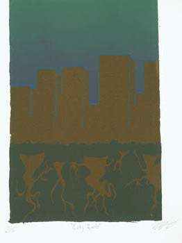 Item #63-2147 City Roots. Numbered 3 of 5. Signed by the Artist. Wesley Gibson
