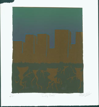 Item #63-2148 City Roots. Numbered 4 of 5. Signed by the Artist. Wesley Gibson.