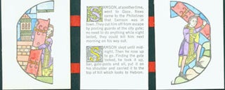 Item #63-2161 Samson Raising the Gate of Gaza. Juniper Von Phitzer Press, Lloyd L. Neilson,...