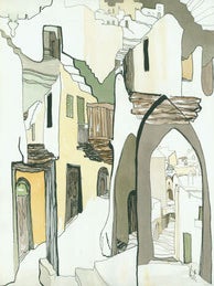 Item #63-2363 Naxos, '65 (Multiple doorways & arches). Vesta Kirby