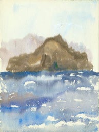 Item #63-2375 Mountain In The Sea. Crete. Vesta Kirby