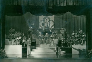 Item #63-2415 Photograph British Jazz Orchestra [Ambrose & His Orchestra?]. David Bacon Collection