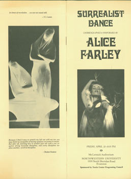 Item #63-2479 Surrealist Dance. April 22, 1977, McCormick Auditorium, Northwestern University....