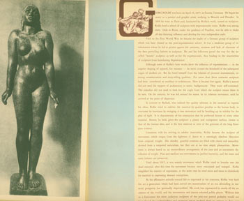 Item #63-2514 Portfolio of Ten Prints of German Sculptor Georg Kolbe, 1877 - 1947. Frederick Ungar Publishing Co., Georg Kolbe, New York.