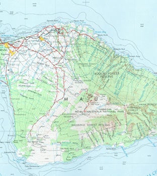 Item #63-2560 Maui, Hawaii. NF 4-16. United States Geological Survey, United States Department of...
