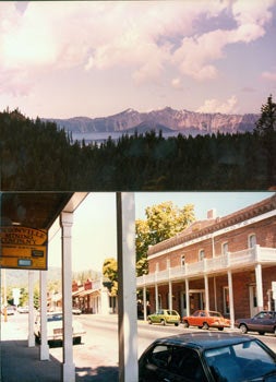 20th Century American Photographer - Two Color Photographs of Jacksonville, Oregon & Crater Lake