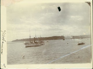 Item #63-2587 Yokohama Harbor, ca. 1890. 19th Century American or Japanese Photographer