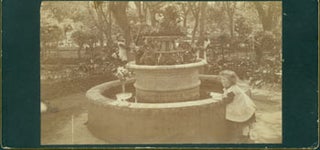 Item #63-2609 Children Playing in Fountain in Mexico. 19th Century Photographer