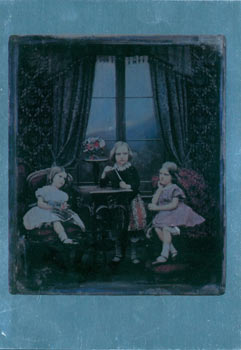 Item #63-2614 Daguerrotype Von Catherine, Emily und Caroline Hamilton. Antoine Claudet, phot