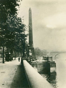 Item #63-2627 Cleopatra's Needle, Thames Embankment, London. 19th Century British Photographer