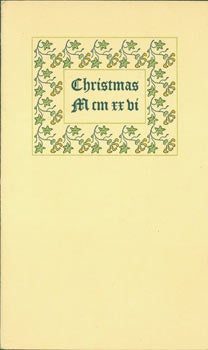 Item #63-2698 Christmas MCMXXVI. Charles Gilman, Kathleen Norris