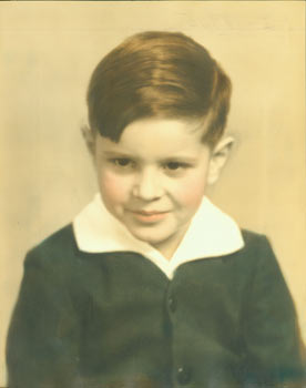 Item #63-2701 Color Photograph of a boy identified as Peter, aged 5, a member of Anais Nin & Joaquin Nin-Culmell's family. James McCreery, Co. Photographic Studio, New York.