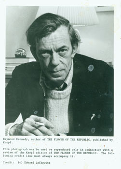 Item #63-2716 Promotional Photograph for Raymond Kennedy, author of The Flower Of The Republic....