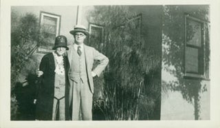 Item #63-2764 Joaquin Nin Culmell with unidentified woman [his mother, Rosa Culmell?]. 20th...
