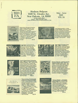 Item #63-2799 Herbert Halpern, Vol. 24, May - June 2001. Herbert Halpern Fine Arts, LA New Orleans