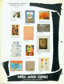 Martha Jackson Graphics (New York) - Contemporary Graphic Editions 1971-1972. Catalogue No. 5