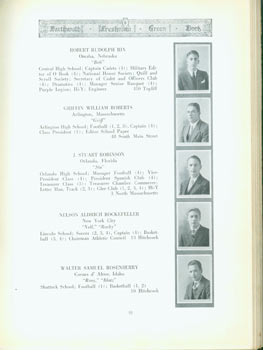 Item #63-2956 Dartmouth Freshman Green Book, 1930. Dartmouth College, NH Hanover
