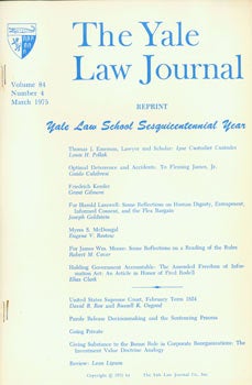 Item #63-2963 United States Supreme Court, February Term 1824. From The Yale Law Journal, Vol....