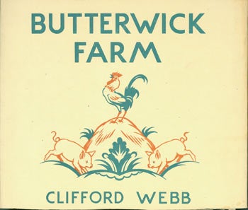 Item #63-3096 Dust Jacket for Butterwick Farm. Clifford Webb.