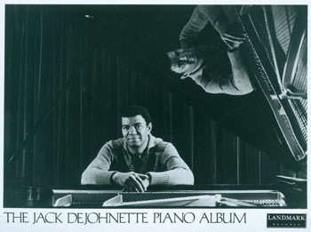 Landmark Records (Berkeley, CA) - Jack Dejohnette: Publicity Photograph for the Jack Dejohnette Piano Album on Landmark Records