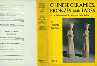 Item #63-3284 Dust Jacket only for Chinese Ceramics, Bronzes and Jades. Michael Sullivan