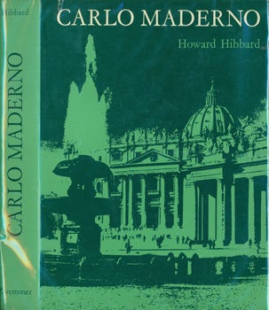 Item #63-3291 Dust Jacket only for Carlo Maderno And Roman Architecture 1580 - 1630 (First Edition). Howard Hibbard.