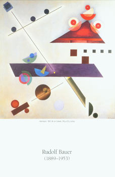 Item #63-3311 Rudolf Bauer (1889 - 1953): Paintings, Watercolors and Graphics. April 2 - May 29,...