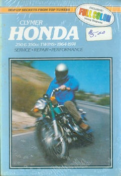 Item #63-3371 Honda Service Repair Performance. 250 - 350 cc Twins, 1964 - 1974. Clymer...