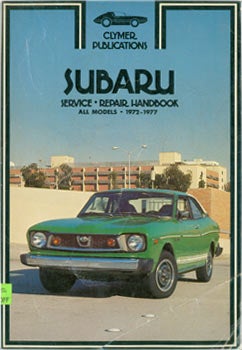 Item #63-3380 Subaru 1972 - 1979. Includes Brat. Shop Manual. Clymer Publications, Ray Hoy, CA...
