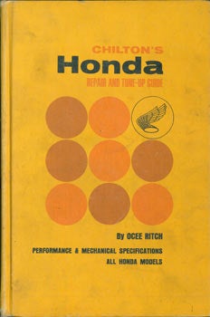 Item #63-3405 Chilton's Honda Repair & Tune-Up Guide. Chilton Book Company, Ocee Ritch, PA Radnor