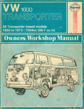 Item #63-3449 VW Transporter 1600 : all models based on the 1584 cc (96.7 cu.in) : Transporter 1968 to 1972. Owners Workshop Manual. John H. Haynes, D H. Stead.