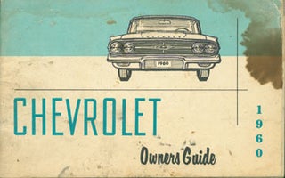Item #63-3624 1960 Chevrolet Owners Guide. General Motors Company, MI Detroit